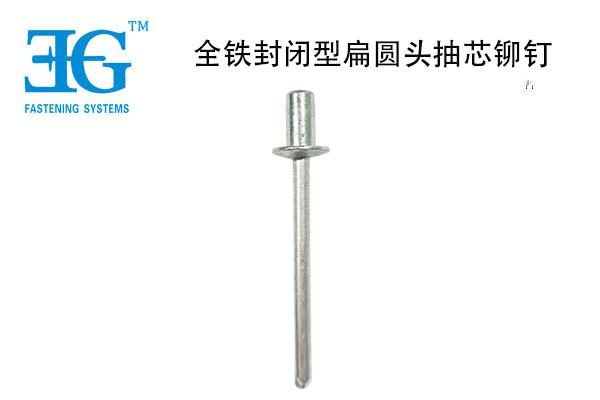 全鐵封閉型扁圓頭抽芯鉚釘