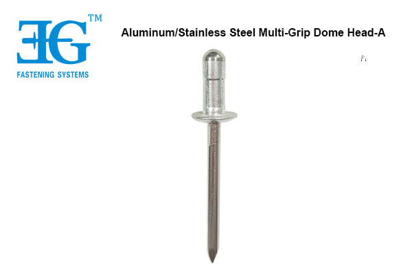 Aluminum/Stainless Steel Multi-Grip Dome Head - A